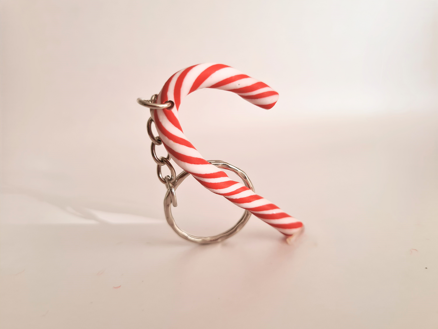 Candy Cane Bag Charm