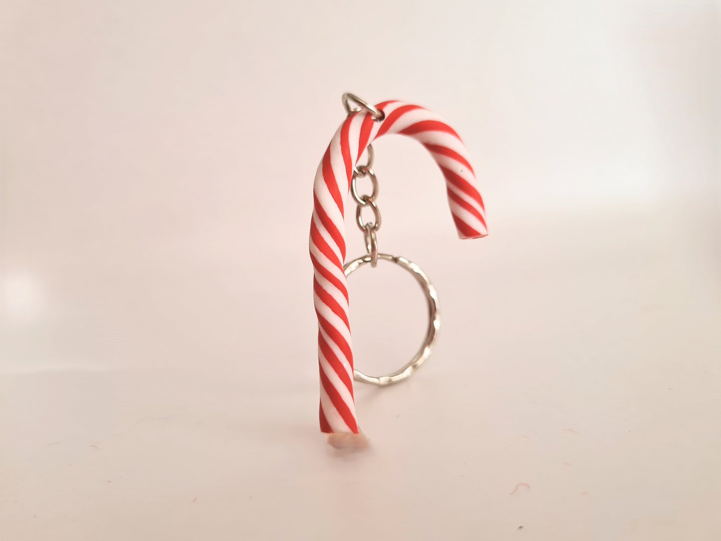 Candy Cane Bag Charm