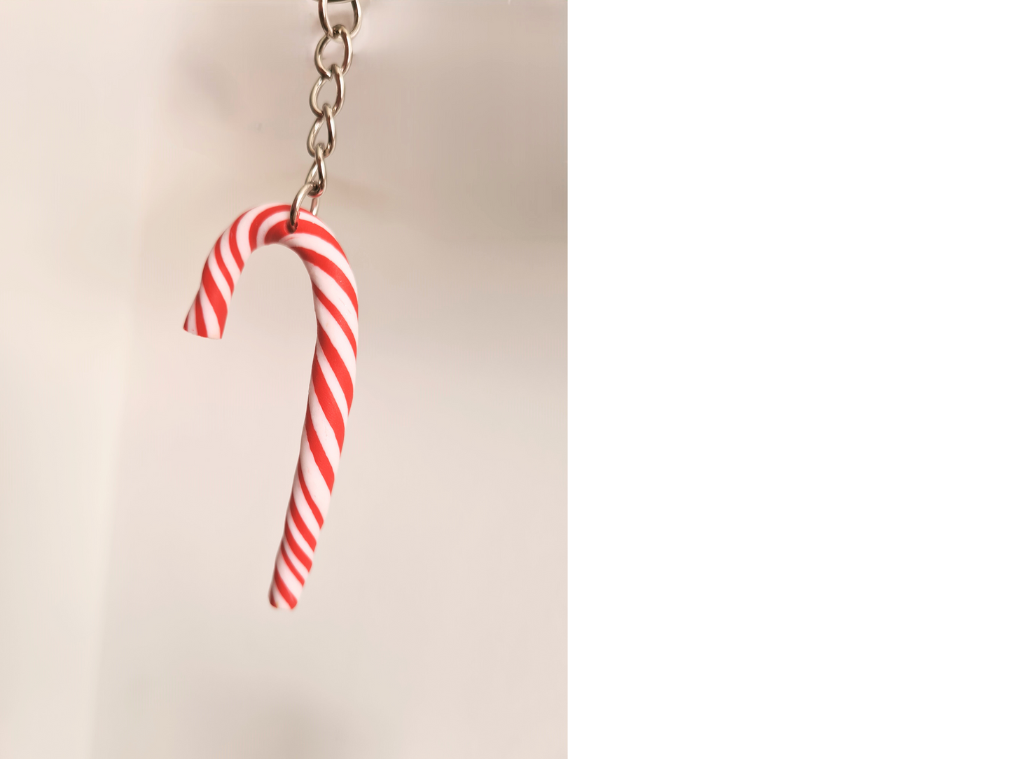 Candy Cane Bag Charm